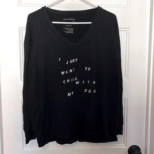 good hYOUman, L, long-sleeved, lightweight black sweater